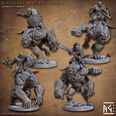 Blackcrag Apefiend Riders 3D-printed model